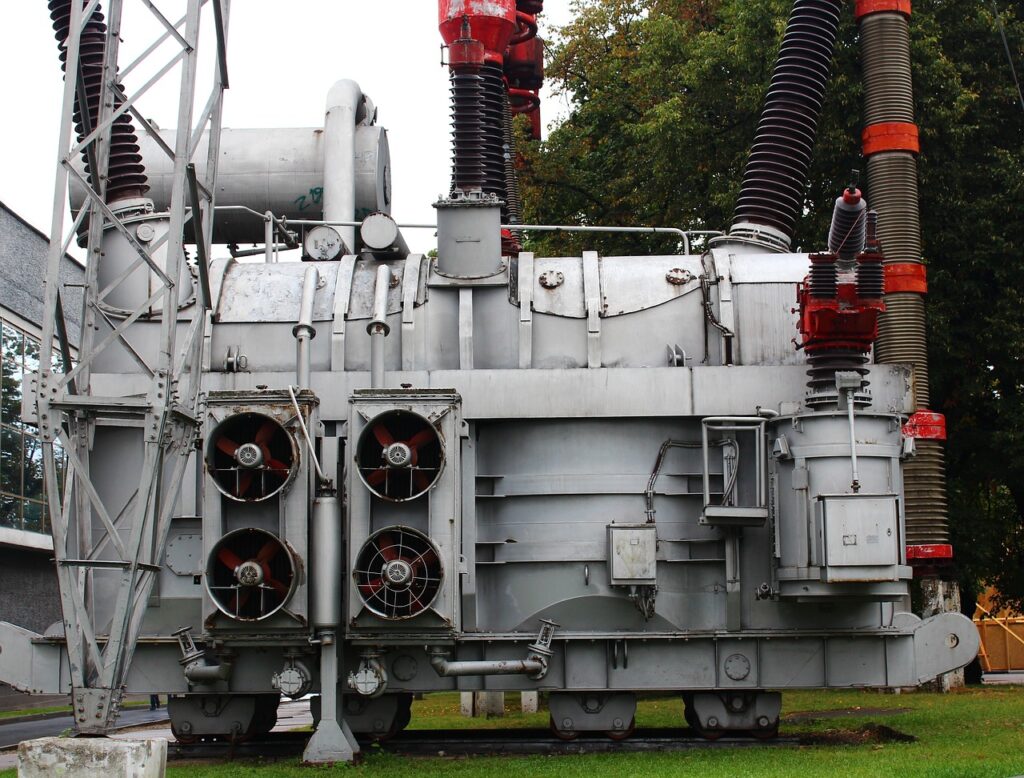 power station, electricity, installation