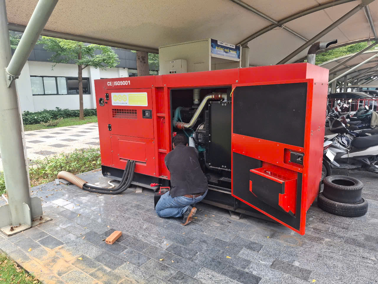 sửa máy phát điện khu vực phát triển